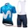2018 Movistar Fahrradbekleidung Satz Fahrradtrikot Kurzarm Trikot und Kurz Trägerhose