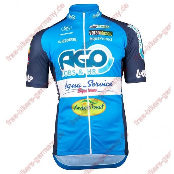 Radsport AGO-AQUA SERVICE 2018 Trikot Kurzarm