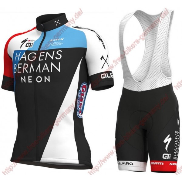 Radsport Axeon 2018 Radbekleidung Satz Trikot Kurzarm+Trägerhosen Set