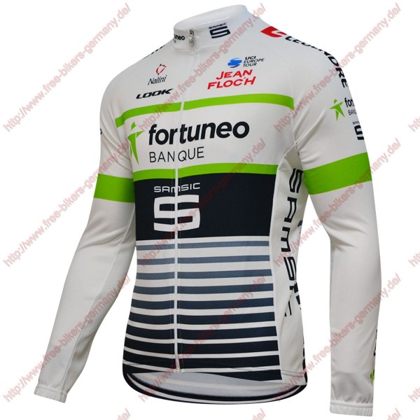 Radsport Fortuneo Samsic 2018 Trikot Langarm