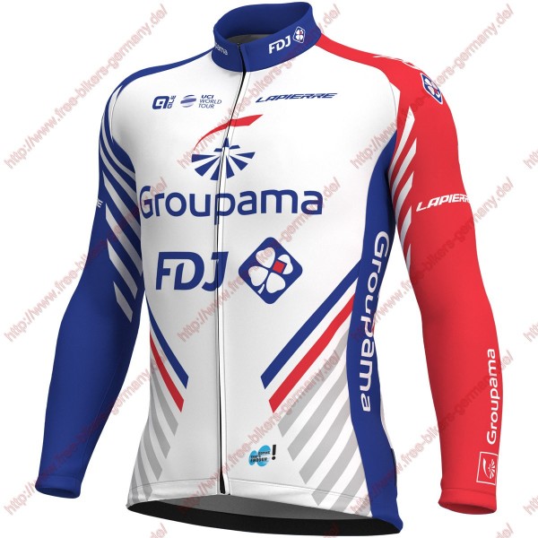 Radsport Groupama Fdj 2018 Trikot Langarm