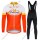 Radsport SAINT MICHEL AUBER 93 Pro Fahrradbekleidung Trikot Langarm+Lang Trägerhose