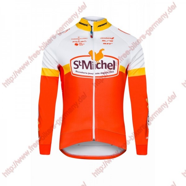 Radsport SAINT MICHEL AUBER 93 Trikot Langarm