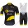 Radsport TEAM DIRECT ENERGIE 2018 Radbekleidung Satz Trikot Kurzarm+Trägerhosen Set