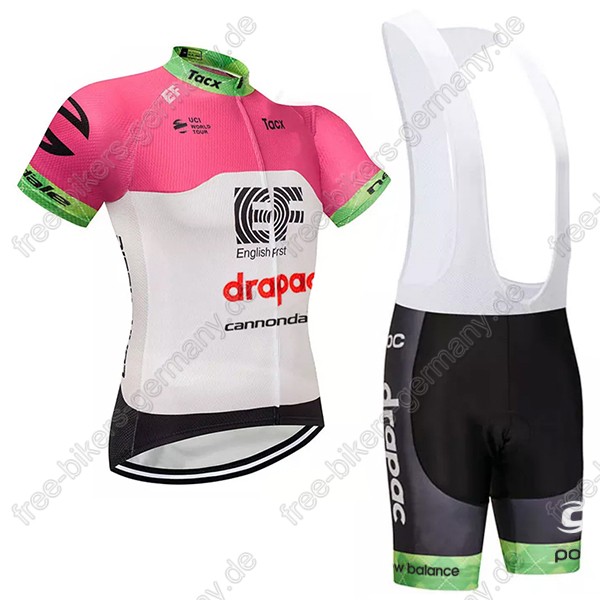 Cannondale Drapac rose Radbekleidung Satz Trikot Kurzarm+Trägerhosen Set 2018