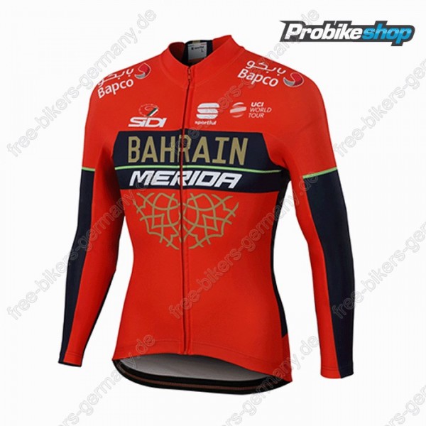 Profiteam 2018 BAHRAIN MERIDA Pro Trikot Langarm