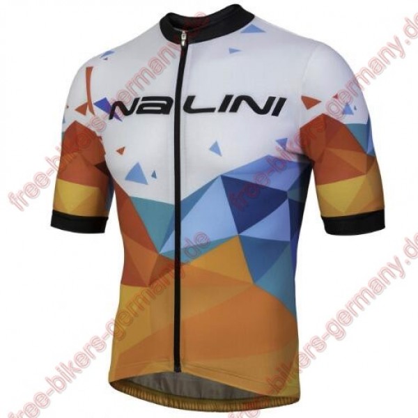 Profiteam 2018 Nalini AHS Discesa Blau Trikot Kurzarm 40002GT