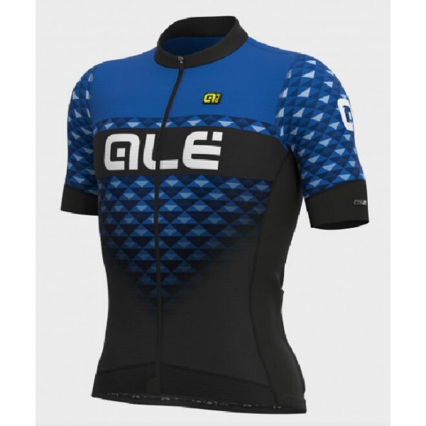 Fahrradbekleidung Radsport 2020 Ale PR-S Hexa Trikot Kurzarm Outlet schwarz-blauer L13362719-02