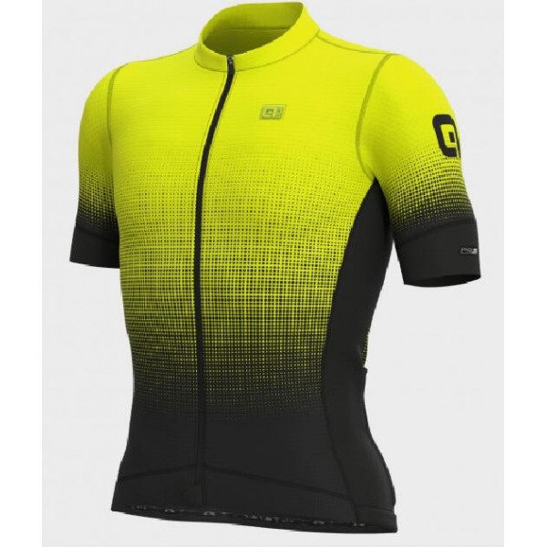 Fahrradbekleidung Radsport 2020 Ale PR-S Dots Trikot Kurzarm Outlet gelb-fluo L12754019-02