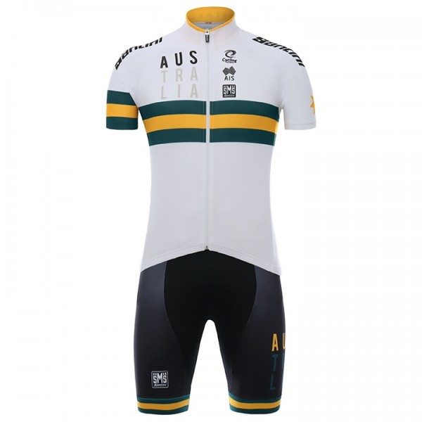 Fahrradbekleidung Radsport 2020 Australien Radbekleidung Satz Trikot Kurzarm+Fahrradhose Set Outlet