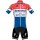 Fahrradbekleidung Radsport 2020 DECEUNINCK QUICK-STEP Dutch Champion Radbekleidung Satz Trikot Kurzarm+Fahrradhose Set Outlet