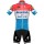 Fahrradbekleidung Radsport 2020 DECEUNINCK QUICK-STEP Luxembourgian Champion Radbekleidung Satz Trikot Kurzarm+Fahrradhose Set