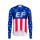 Fahrradbekleidung Radsport 2020 EF Pro Cycling USA National Champs Trikot Kurzarm
