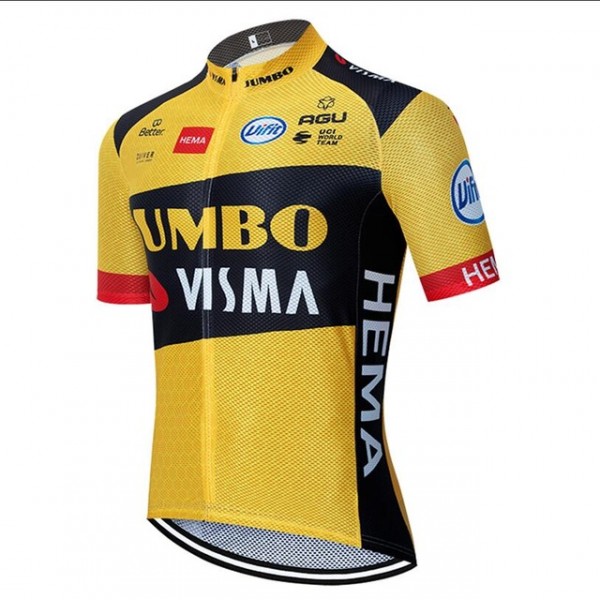 Fahrradbekleidung Radsport 2020 TEAM JUMBO-VISMA Trikot Kurzarm Outlet