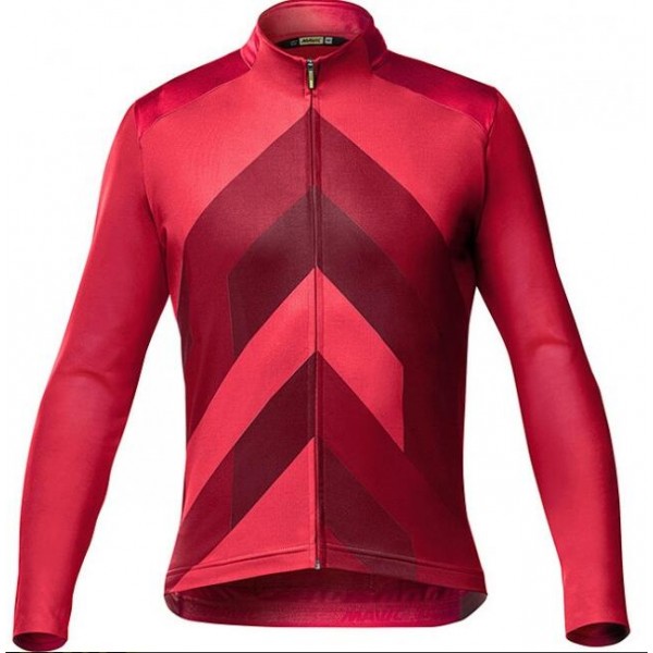 Fahrradbekleidung Radsport 2020 MAVIC Cosmic Graphic Trikot Langarmrot