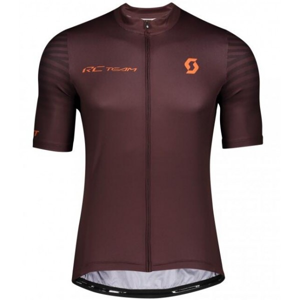 Fahrradbekleidung Radsport 2020 SCOTT RC TEAM 10 Trikot Kurzarm Outlet marrone