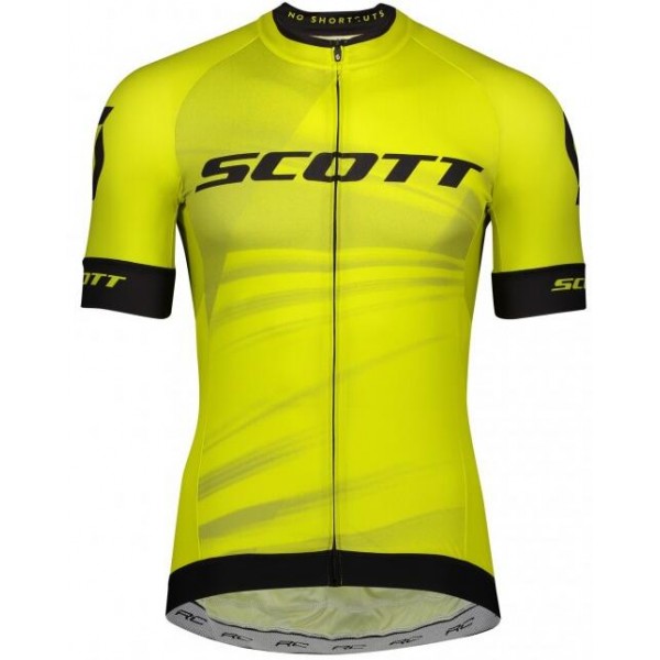 Fahrradbekleidung Radsport 2020 SCOTT RC Pro Trikot Kurzarm Outlet gelb