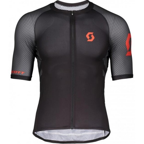 Fahrradbekleidung Radsport 2020 SCOTT RC Premium Climber Trikot Kurzarm Outlet schwarz/rot