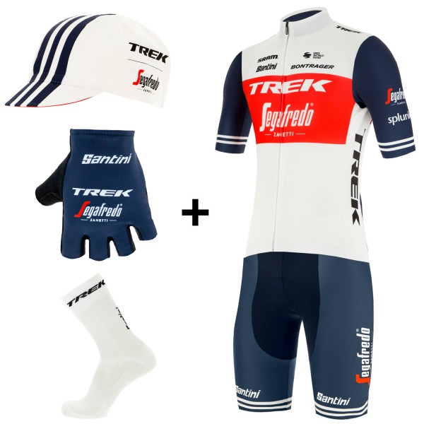 Fahrradbekleidung Radsport 2020 TREK-SEGAFREDO Super Spar Set Maglia