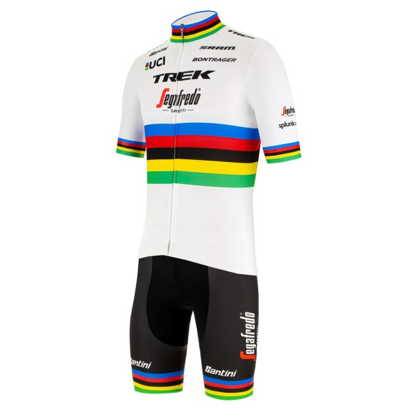 Fahrradbekleidung Radsport 2020 TREK-SEGAFREDO Road bike world champion Set Radbekleidung Satz Trikot Kurzarm+Fahrradhose Se