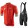 Fahrradbekleidung Radsport 2020 UAE Tour Radbekleidung Satz Trikot Kurzarm+Trägerhosen Set Outlet Orange