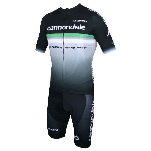 Fahrradbekleidung Radsport 2020 Cannondale FACTORY RACING Radbekleidung Satz Trikot Kurzarm+Trägerhosen Set Outlet K0XHP