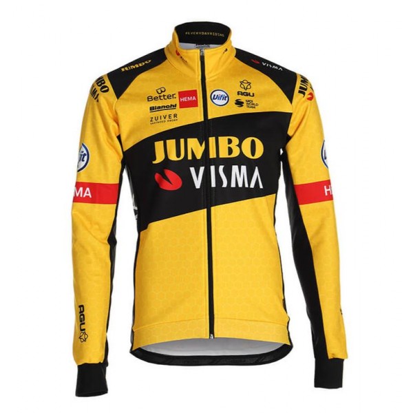 Fahrradbekleidung Radsport 2020 TEAM JUMBO VISMA Trikot Langarm YZXEZ