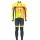 Fahrradbekleidung Radsport 2020 Wallonie Bruxelles Set Radbekleidung Trikot Langarm+ Trägerhosen A1IJC