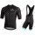 Profiteams BIANCHI MILANO Savignano Black Radbekleidung Satz Trikot Kurzarm+Trägerhosen Set Outlet