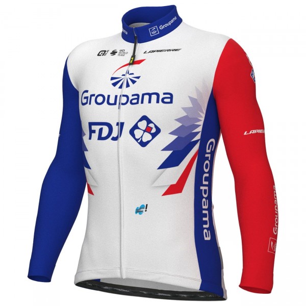 GROUPAMA-FDJ 2022 Radtrikot langarm-ALE Radsport-Profi-Team