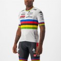 Soudal Quick-Step Straßenrad Weltmeister Regenbogentrikot 2023 Competizione Radtrikot kurzarm-Radsport-Profi-Team