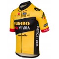 TEAM JUMBO-VISMA 2023 Radtrikot kurzarm-Radsport-Profi-Team