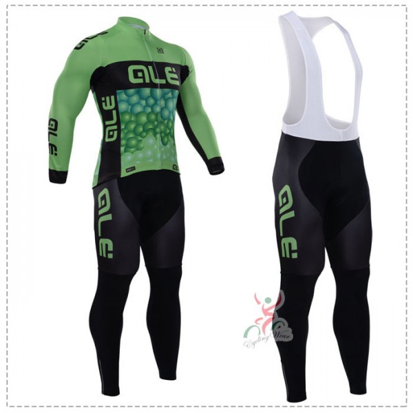 2015 ALE giordana Fahrradbekleidung Radtrikot Satz Langarm und Lange Trägerhose CFOF976