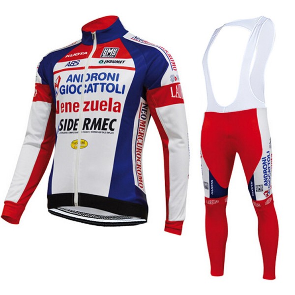 2015 ANDRONI GIOCATTOLI Fahrradbekleidung Radtrikot Satz Langarm und Lange Trägerhose EZBN740