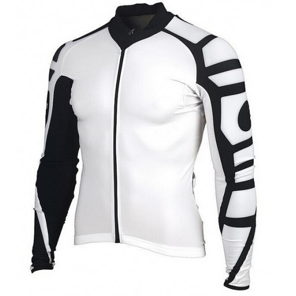 2015 ASSOS Weiß Fahrradtrikot Langarm RJLU869