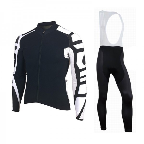 2015 Assos Fahrradbekleidung Radtrikot Satz Langarm und Lange Trägerhose SVZB409