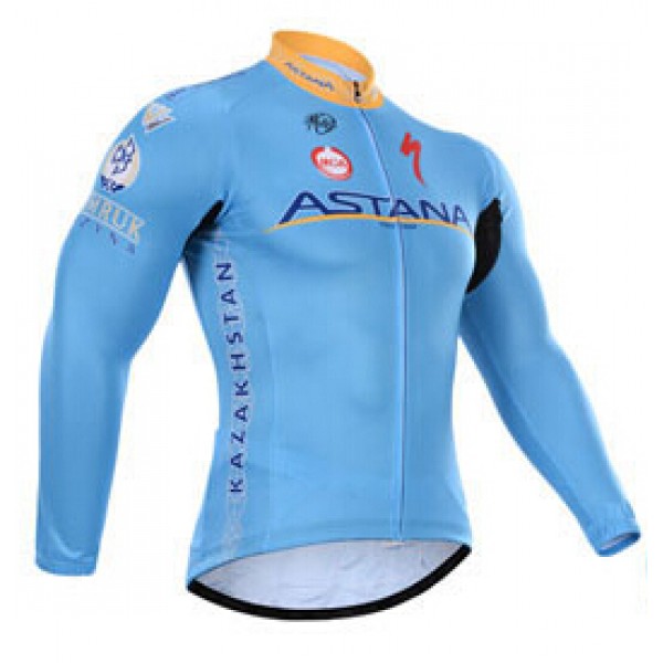 2015 Astana Fahrradtrikot Langarm NYHA836