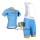 2015 Astana Fahrradbekleidung Satz Fahrradtrikot Kurzarm Trikot und Kurz Trägerhose QIUW392