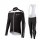 2015 Cube schwarz Weiß Fahrradbekleidung Radtrikot Satz Langarm und Lange Trägerhose Weiß AQEH377