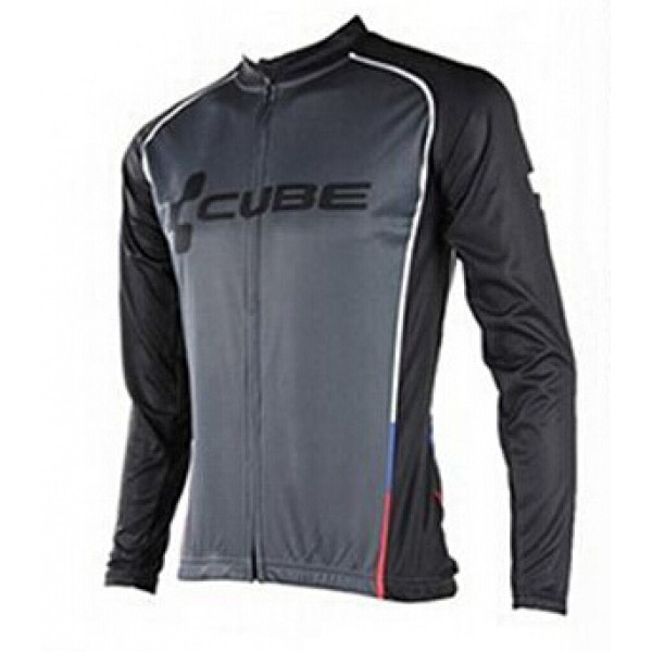 2015 Cube schwarz Fahrradtrikot Langarm FRNG439