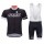 2015 Felt Fahrradbekleidung Satz Fahrradtrikot Kurzarm Trikot und Kurz Trägerhose schwarz DVSB541