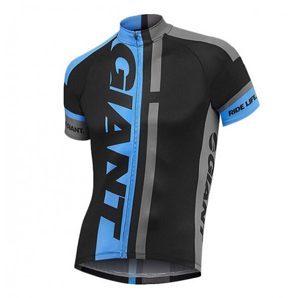 2015 Giant blau schwarz Radtrikot Kurzarm SSDJ303