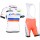 2015 Katusha Fahrradbekleidung Satz Fahrradtrikot Kurzarm Trikot und Kurz Trägerhose valkoinen VUFX956