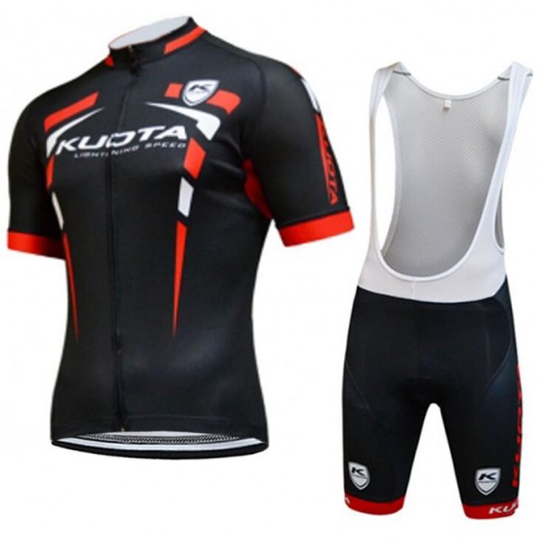 2015 Kuota Rote Fahrradbekleidung Satz Fahrradtrikot Kurzarm Trikot und Kurz Trägerhose HIAS252