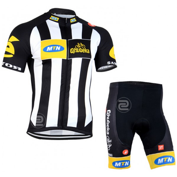 2015 MTN Radbekleidung Radtrikot Kurzarm und Fahrradhosen Kurz FUOO533