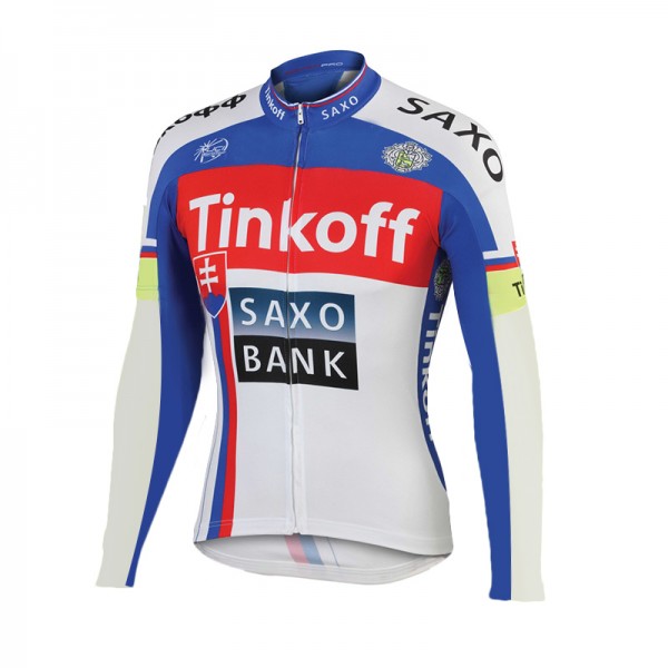 2015 Tinkoff Saxo Bank Fahrradtrikot Langarm YVFW105
