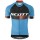 2015 Scott RC Pro Schwarz-Blau Radtrikot Kurzarm RUFD784