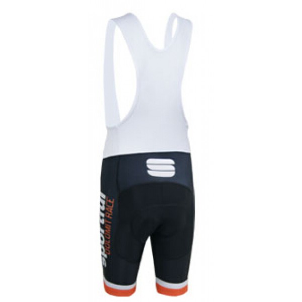 2015 Sportful Weiß Schwarz orange Kurz Trägerhose DCBI898