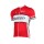 WILIER 2015 Weiß Rot Radtrikot Kurzarm FZNM854