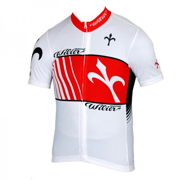 2015 WILIER Weiß Rot Radtrikot Kurzarm GXDF441